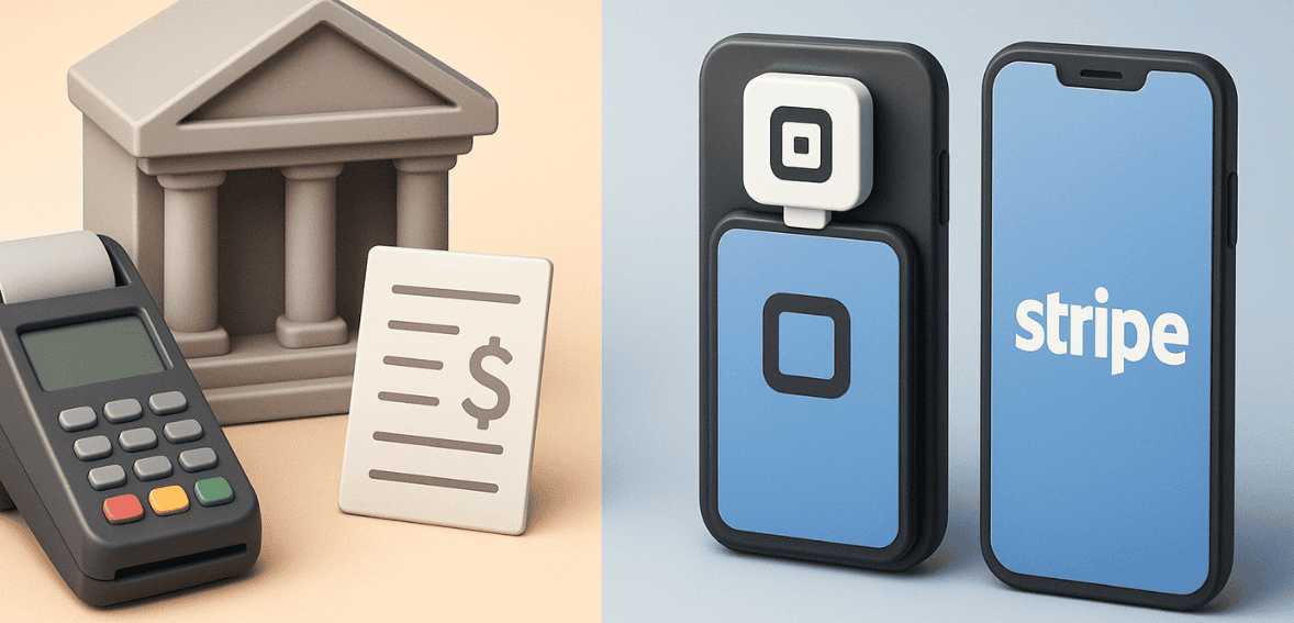 Key Differences Between Merchant Accounts and Square/Stripe