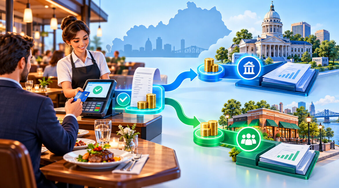 Kentucky restaurant transaction with separate state and local tax obligations