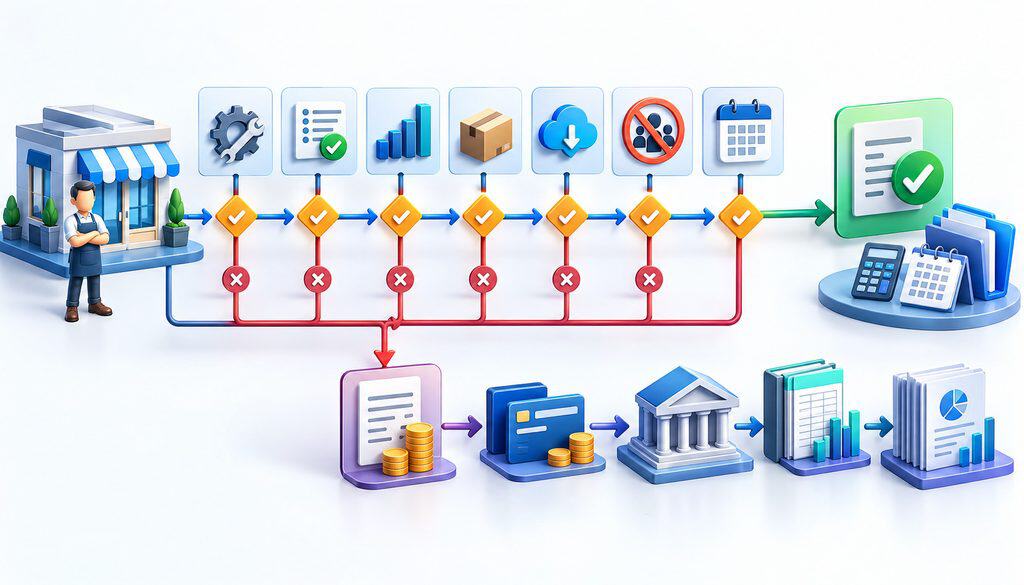 Kentucky small service business sales tax exemption workflow